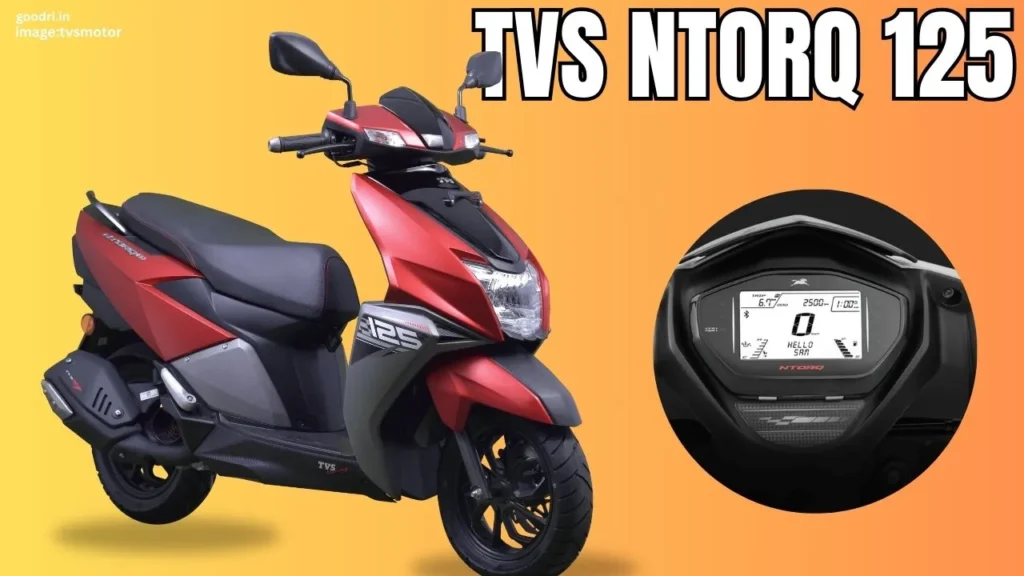 TVS Ntorq 125 red color