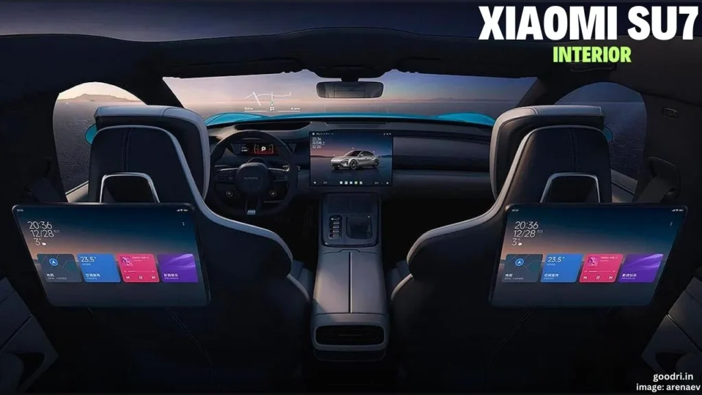 Xiaomi SU7 interior view