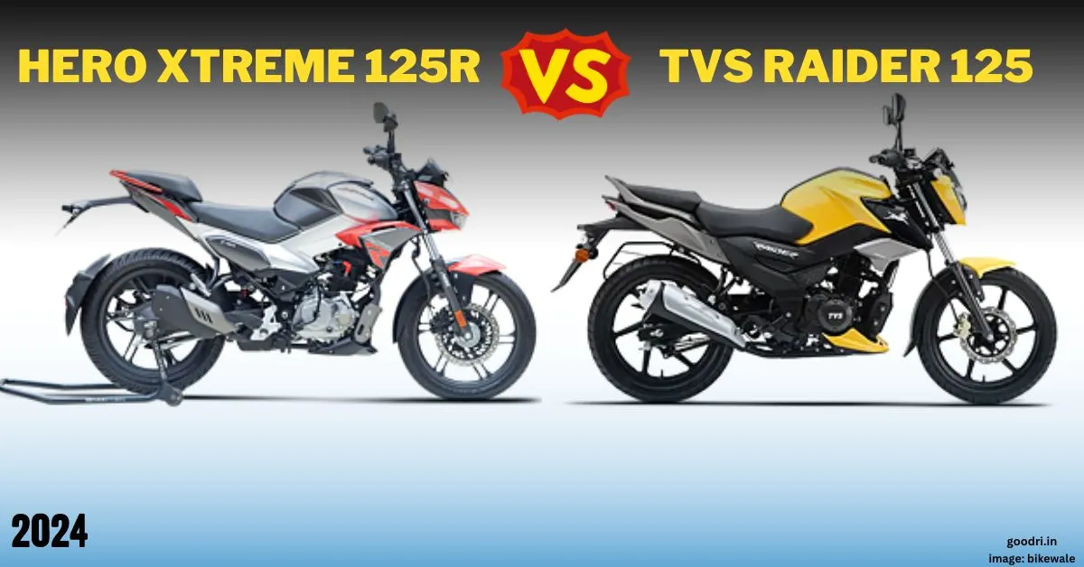 TVS Raider 125 vs Hero Xtreme 125R